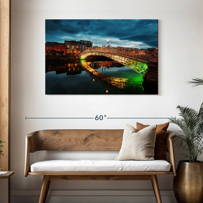 Vanna Ha'penny Bridge Dublin, 30" H x 45" W