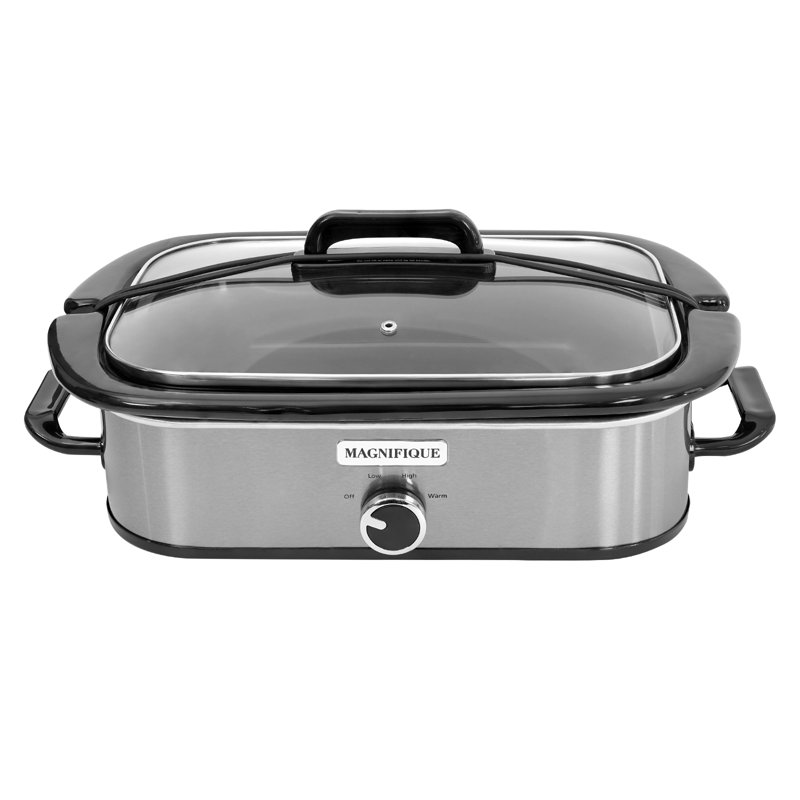 Mijoteuse de 4 pintes avec casserole Magnifique, Gris