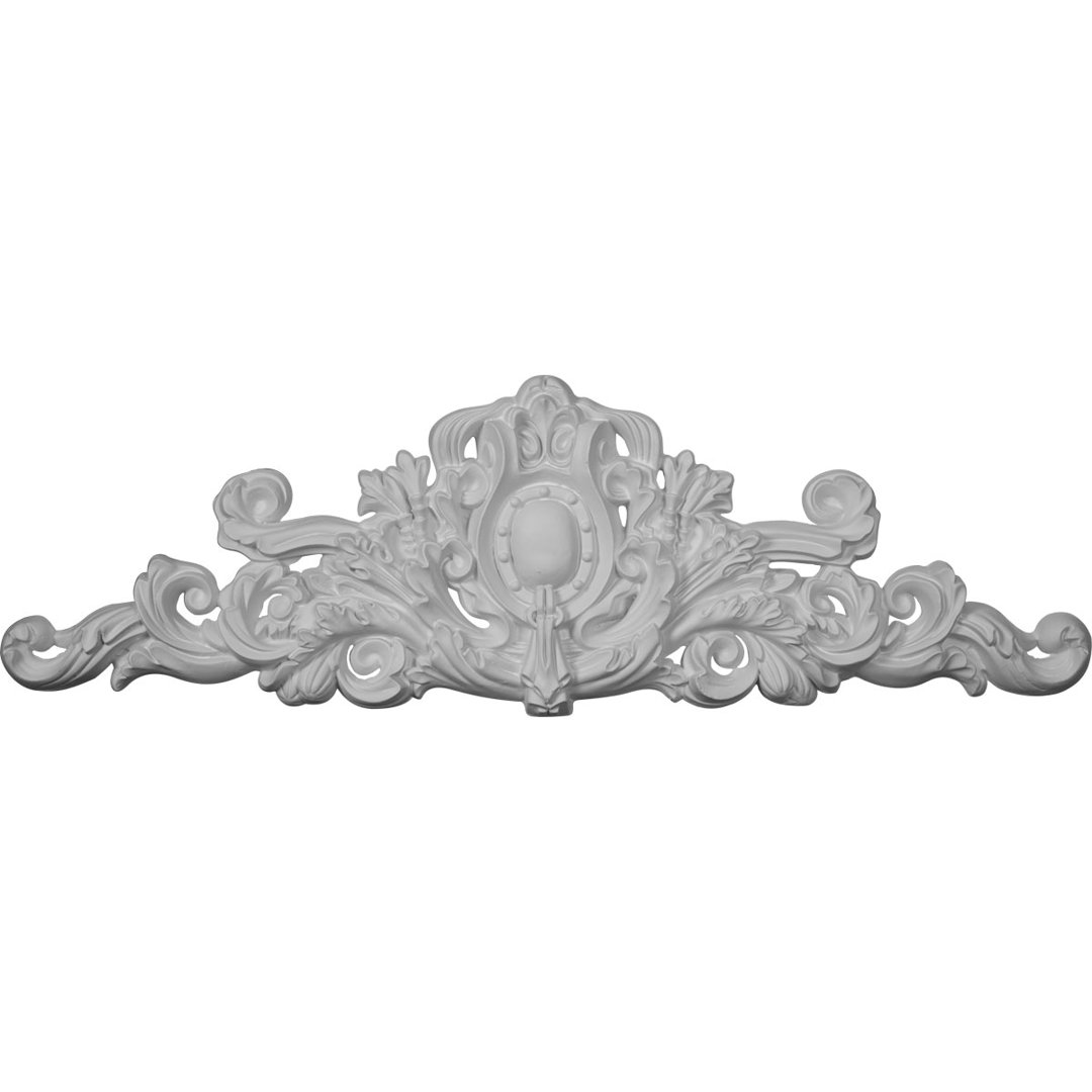 Haven 11.375'' H x 36.75'' W x 1.625'' D Urethane Onlay Scroll Ekena Millwork