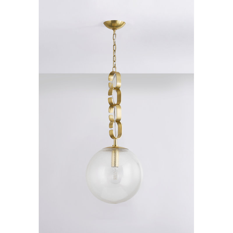 Nessa 1 Light Pendant, 30" H x 13" W x 13" D