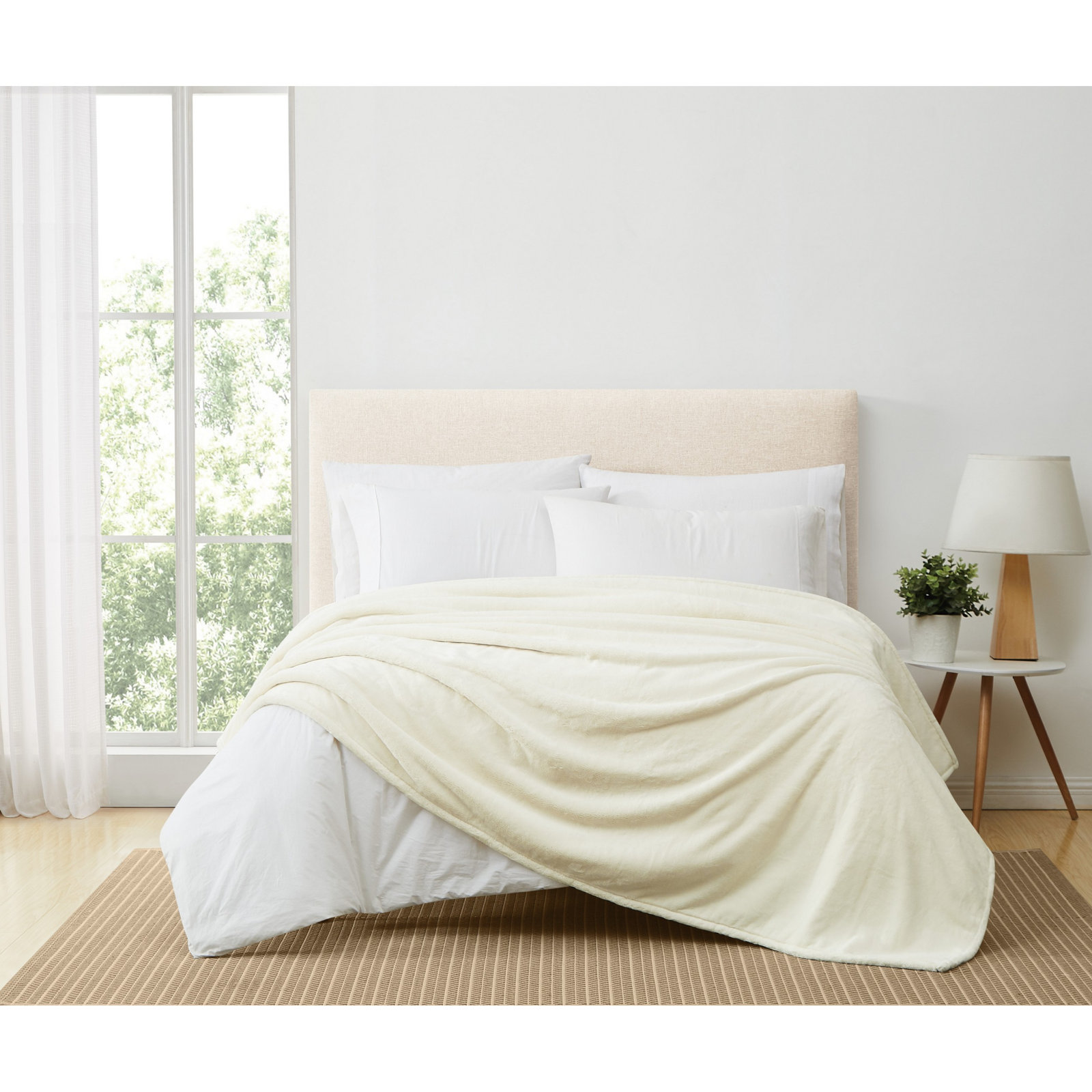 Ballast Throw Blanket, Gray, Twin XL