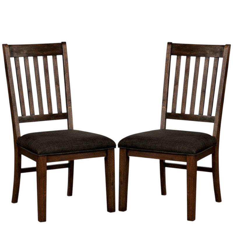 Ensemble de 2 chaises d'appoint rembourrées Aurelia