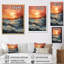 Bold Beach Sunset Scenery III, reproduction d'art sur toile-1354769508-1354769509