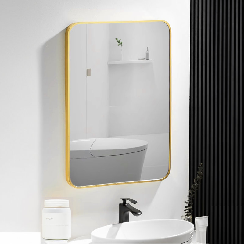 Kandia Metal Rectangle Wall Mirror