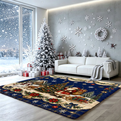 Tapis de Noël pour le décor des Fêtes