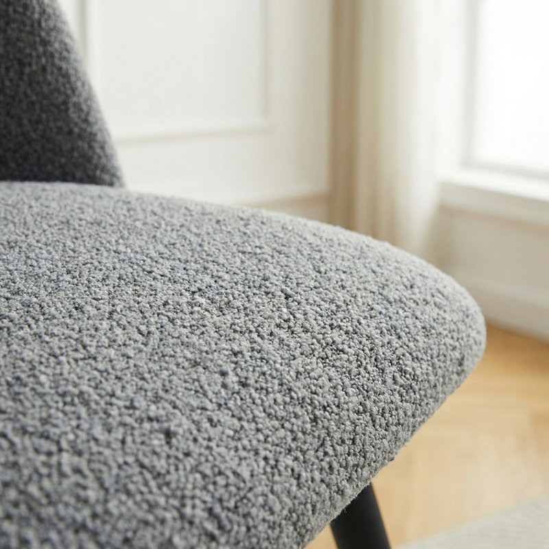 Ensemble de 4 chaises d'appoint de salle à manger Jonko, Gris