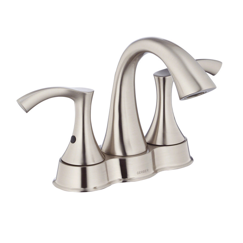 Antioch Centerset Bathroom Faucet with Drain Assembly, Brushed Nickel
