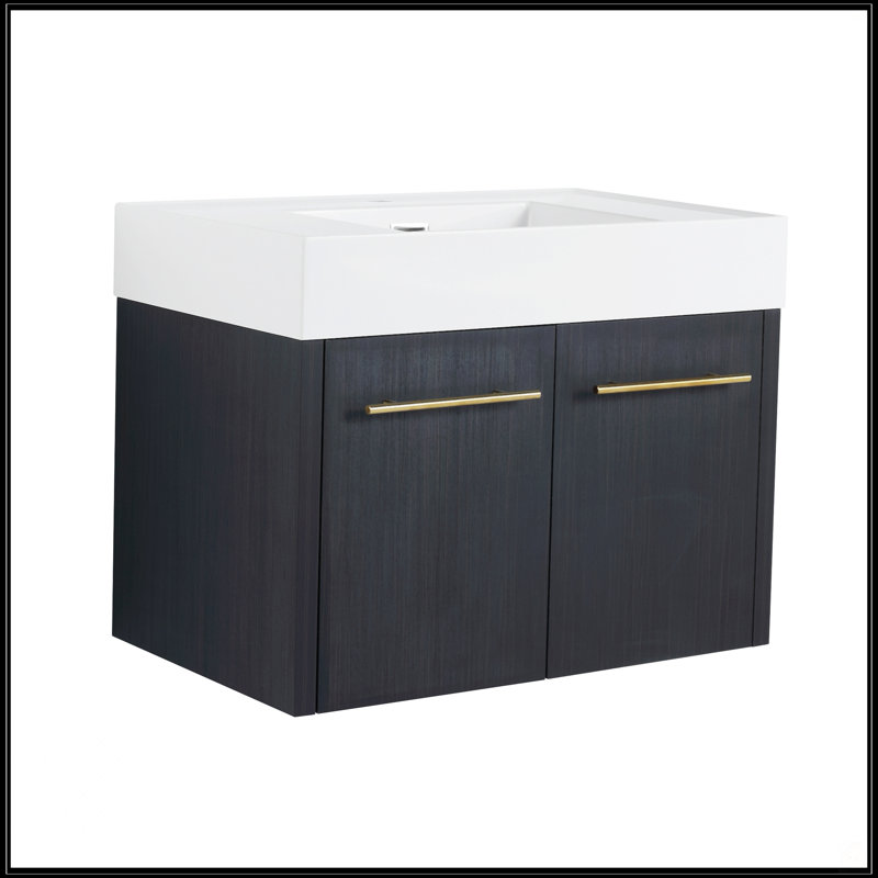 Meuble-lavabo mural 30 po avec lavabo, 30"