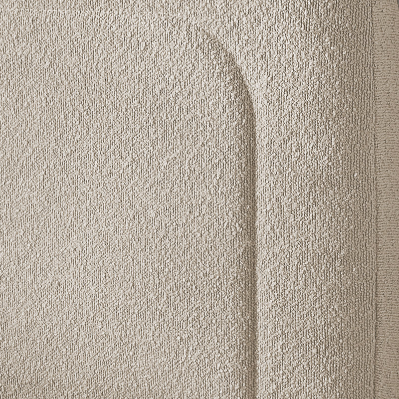 Chastelyne Upholstered Easy Assemble Wall Mounted Headboard, Queen, Beige