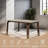 Princeton Indoor Walnut and Wood Dining Table-1579288416