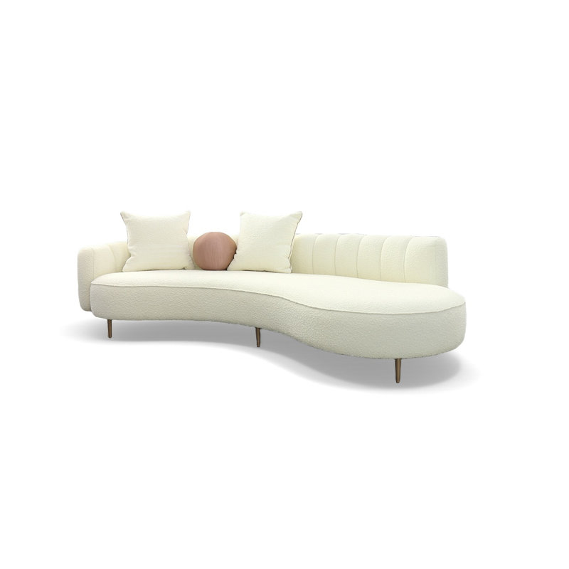 Chaise longue rembourrée Dromara