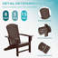 Chaise Adirondack en plastique Alvertia-757058498