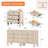 Modern Wood Accent Cabinet Set Of 2 With Drawers, 63" Credenza Storage Cabinet With Curved Profile Design For Living Room, Kitchen, Dining Room, Hallway-822120197