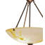 Luminaire bol suspendu unique à 2 lumières-16183497