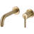 Trinsic Wall Mount Bathroom Faucet 2 Hole, Brushed Gold Bathroom Sink Faucet for Vanity, Champagne Bronze-18327347