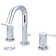 I2V Widespread 2-handle Bathroom Faucet with Drain Assembly
