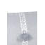 Light Grey Geo Trim Tassel Linen Pillow 12X20 Cover Only