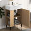 Meuble-lavabo en bois 21,6 po-312631956