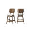 Ensemble de salle à manger en bois avec table rectangulaire et chaises Lyan-995302964-993116269-977543840