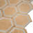 Aureole 8.66 In. X 9.84 In. Matte Oak Wash And Gray Porcelain Hexagon Wall And Floor Tile (8.07 Sq Ft/Case) - 18 Sheets
