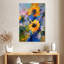 Harnek tournesols dans un vase bleu-106971747