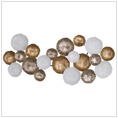 Handmade Traditional Abstract Wall Decor on Metal