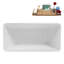 Baignoire autoportante 59 "avec drain interne Streamline-112235431