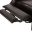 Fauteuil inclinable capitonné en tissu