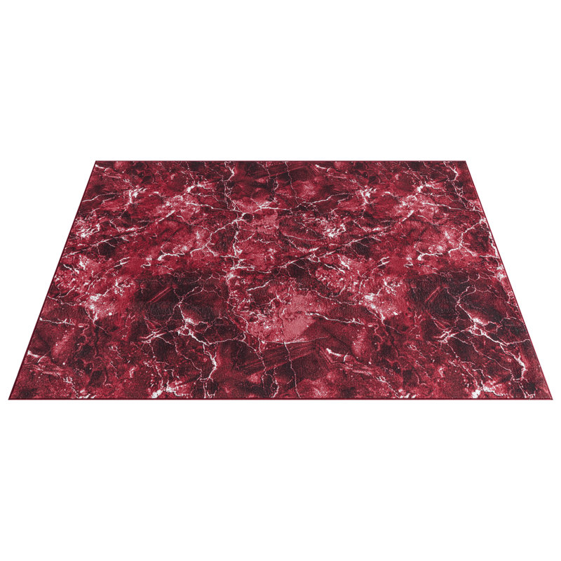 Marble Pattern Rug Solid Colour Indoor / Outdoor Area Rug, Rectangle 120 x 170 cm