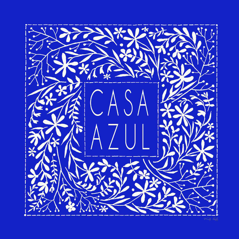 Casa Azul, L 30 po x H 30 po