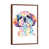 Classic Brown Wood Framed Canvas
