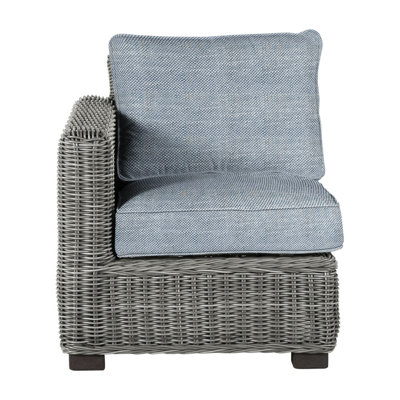 Rustic Woven Sectional Left