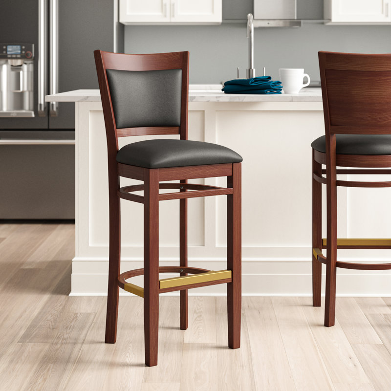 Tabouret de bar 30,5 po Sloan, Noyer foncé