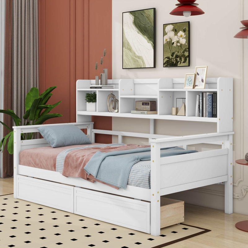 Lit de jour Cabiria, Blanc, Lit simple