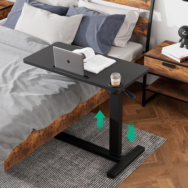 31.5 in. W Laptop/Tablet Storage Cart, Black
