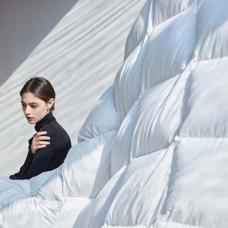 Couette en duvet d'édredon / édredon en duvet synthétique toutes saisons, Très grand édredon en duvet
