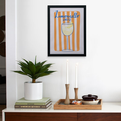 AthenesAtelier Limoncello Spritz Framed Poster
