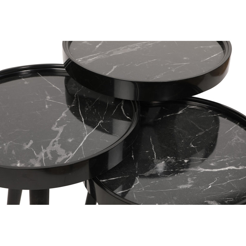 Tables gigognes 3 plateaux