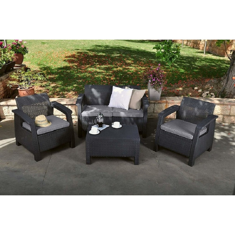 Lowe 4 - Person Seating Group with Cushions