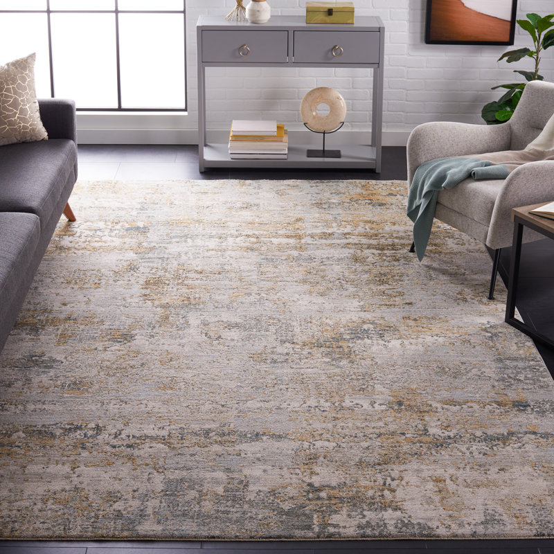 Adrianna Performance Abstract Rug, Rectangle 5'3" x 7'6"
