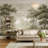 Cloudy Sky Wallpaper Overcast Gray Removable Wall Decor-712358494-712358482