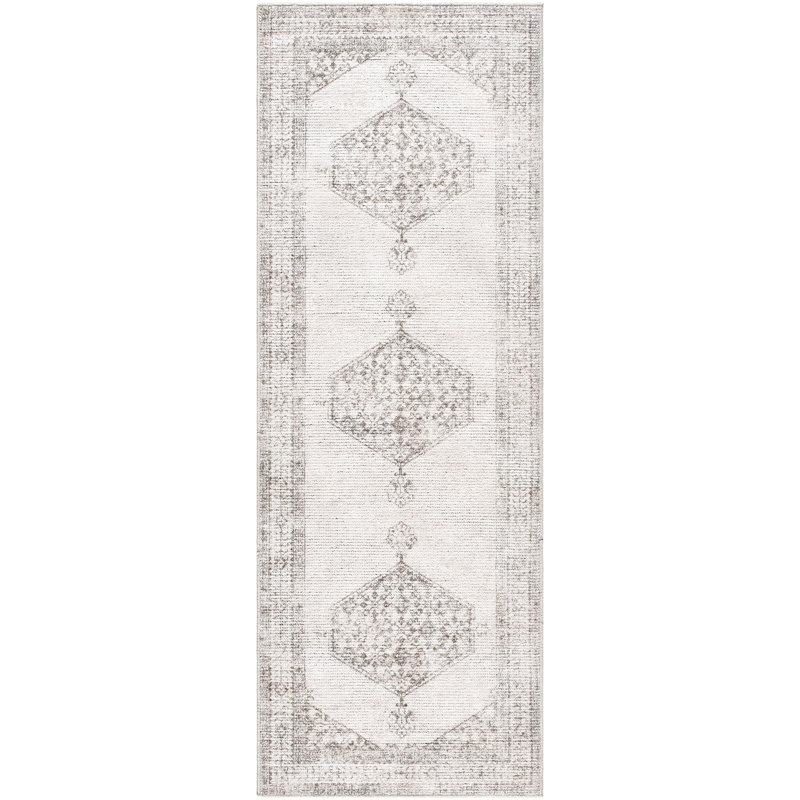 Our PNW Home x Livabliss Vintage Traditional Oriental Boho Tan Cream Area Rug, Runner 2'8" x 10'