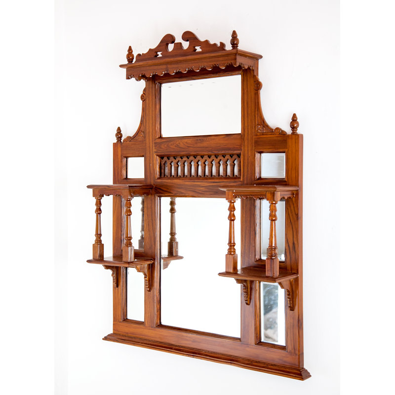 Jharokha Flat Beveled Wall Mirror