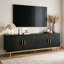 Meuble télé 70 po - console de télévision moderne avec tablettes réglables et armoire de rangement pour le salon et la chambre à coucher, convient aux téléviseurs de 80 po-1906575089