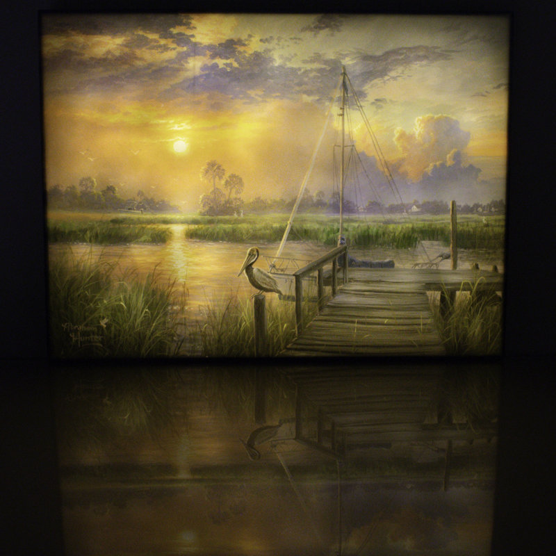Art mural 18 po x 24 po Inlet Solitude