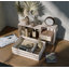 Ensemble de 3 caisses de rangement en bois de style campagnard avec poignées et boîtes décoratives pour table de salle de bain