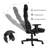 Inbox Zero Adjustable Ergonomic Swiveling PC & Racing Game Chair-659551752