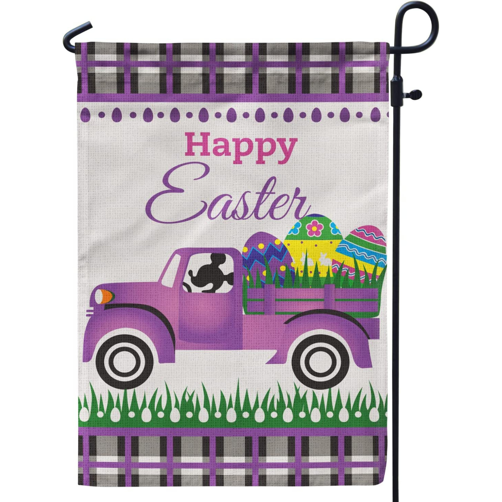 Drapeau De Jardin En Toile De Jute D'Halloween: 12 X 18 Pouces