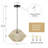 Toole 1 - Light Bohemian,Classic,Craftsman,Modern Farmhouse Pendant-111735628