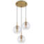 3 - Light Brass Pendant